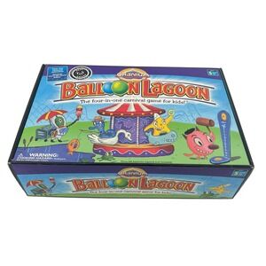 Cranium Balloon Lagoon 4-in-1 Carnival Board Game Musical Timer Complete